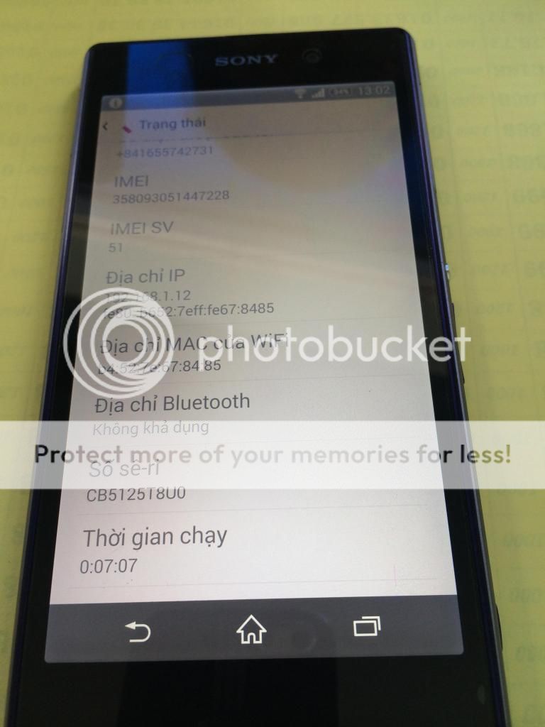 TienPhatMobile bán sony Z1 tím 32gb zin giá rẻ nhất - 5