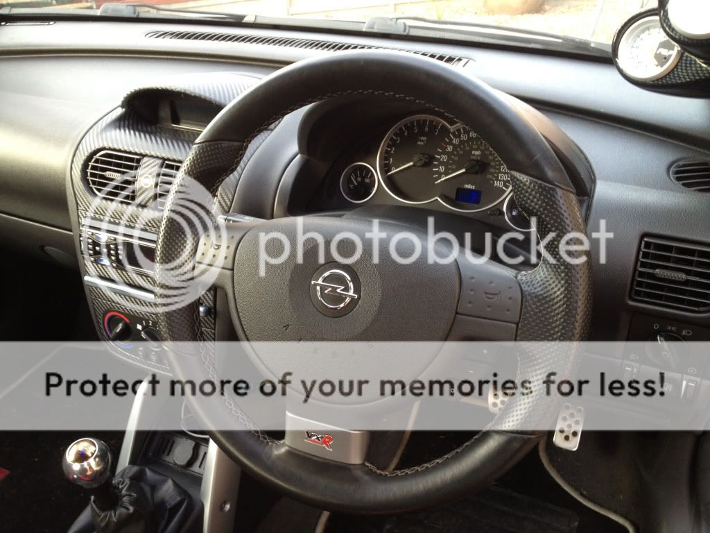Corsa d vxr steering wheel